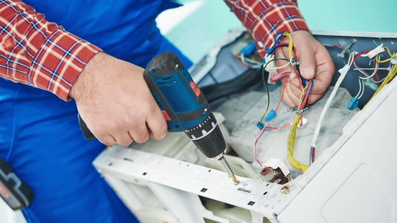 Kırkağaç Teka Teka çamaşır makinesi kart tamiri – Su almama arızası orijinal parça ile giderildi. - Teknik servis örneği