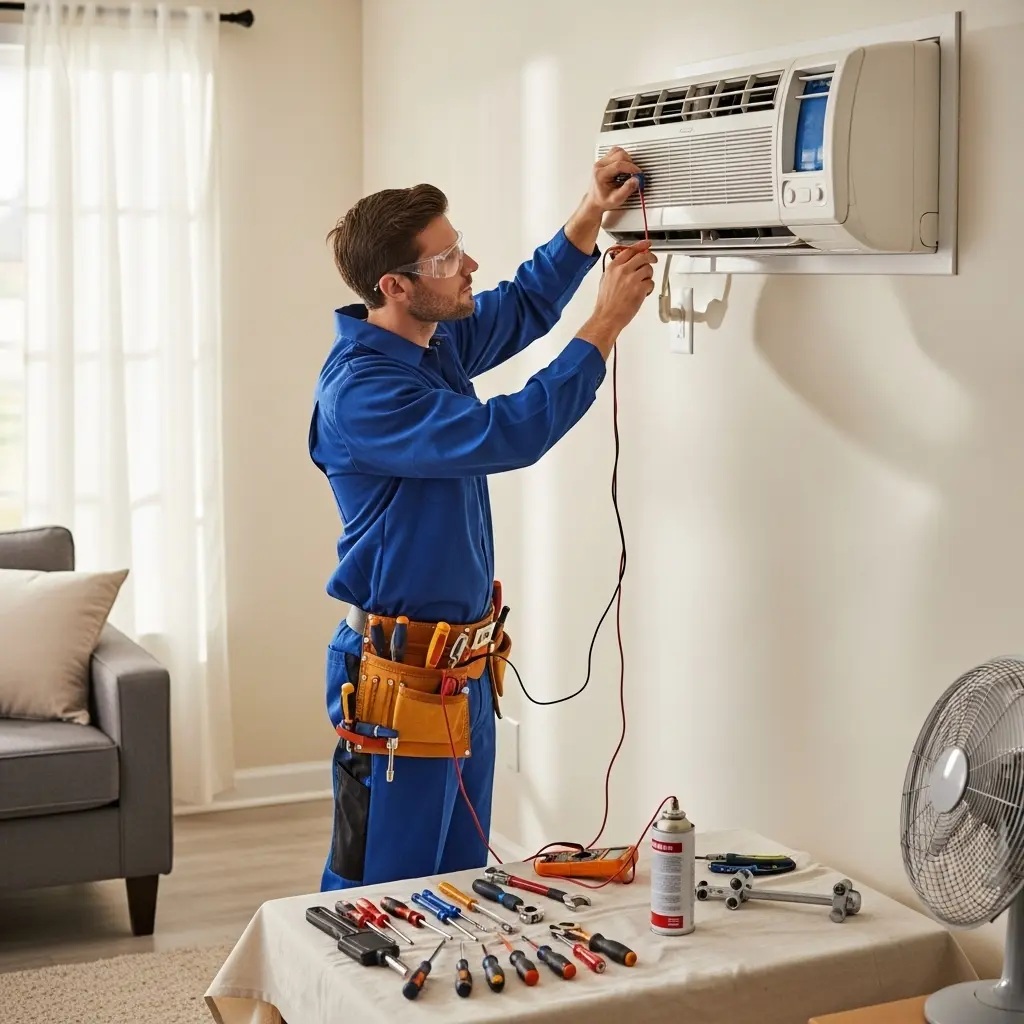 Kırkağaç Teka Teka klima gaz dolumu ve bakım – Enerji verimliliği artırıldı. - Teknik servis örneği